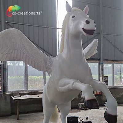 주문 CE 생활 방수형 시뮬레이션 현실적 아니마트로닉 동물 페가수스 펀파크 동물 online manufacture
