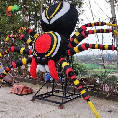 주문 웹 실물 크기인 살아있는 음성과 식물원 거인 아니마트로닉 거미 online manufacture