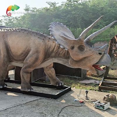 꼬리 부분 움직임과 7M 디노 아니마트로닉 현실적 트리크라톱스 크 야외이 공룡