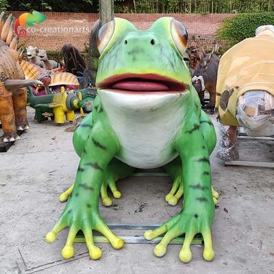 오락 전시회를 위해 현실적인 주문 제작된 거대기업 아니마트로닉 개구리 동물