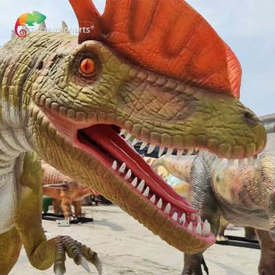 비바람에 견디는 실물 크기이 아니마트로닉 공룡 아니마트로닉 딜로포스아우스 5 미터