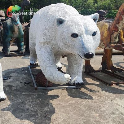 선프로어브 야외 섬유 유리 동물 북극 흰곰