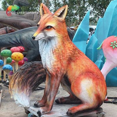 1.6 운동장을 위한 미터 높이 섬유 유리 아니마트로닉 폭스
