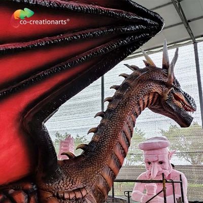 좋은 가격 선프로어브 놀이공원 야외 장식  아니마트로닉 용 온라인으로